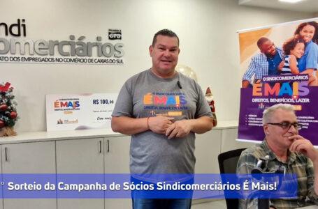 SINDICOMERCIÁRIOS REALIZA 7º SORTEIO DA CAMPANHA DE SÓCIOS