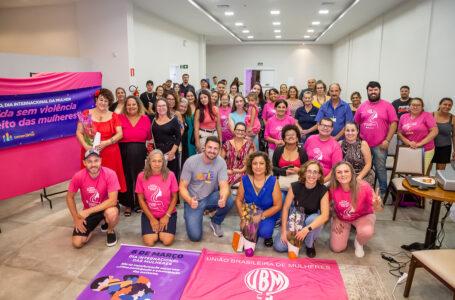 Início das comemorações do Mês das Mulheres é marcado por palestras sobre combate à violência e autoestima no Sindicomerciários Caxias